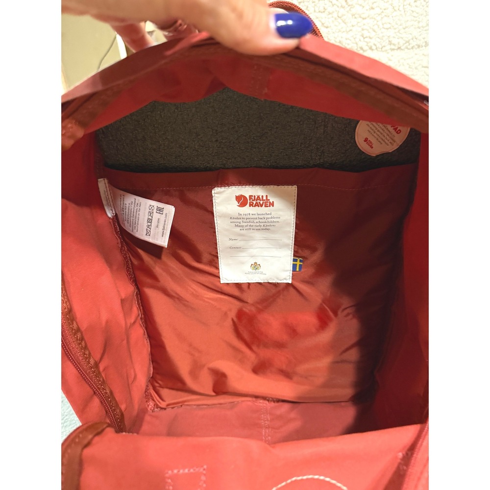 Fjallraven Kanken Classic Backpack Laptop Vinyl 15 Inch School Bag Scandi Travel - Picture 11 of 14